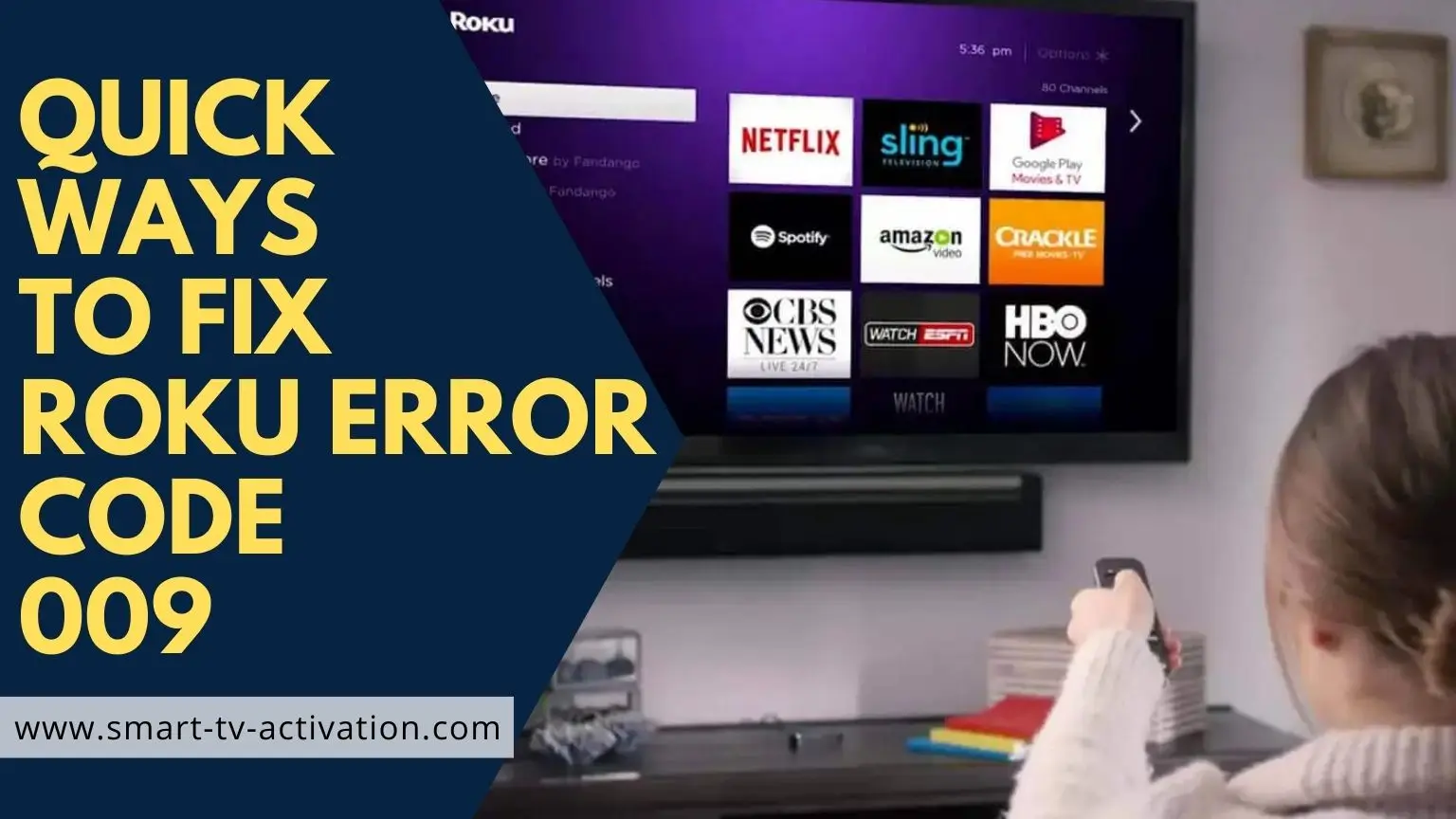 Read more about the article Quick Way To Fix Roku Error Code 009 – Guide to Fix the Issue