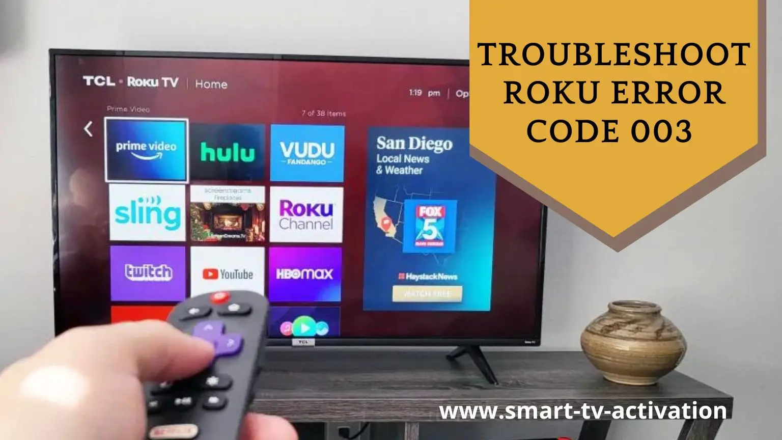 You are currently viewing How to Troubleshoot The Roku Error Code 003?