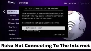 Roku Not Connecting To The Internet